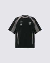 American Streetwear Color-Block Short Sleeve Tee