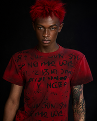 American Distressed Graphic Print Short Sleeve Tee