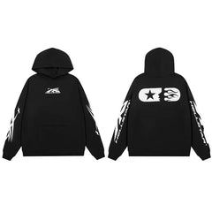 Hellstar Vintage Street Washed Hoodie Black