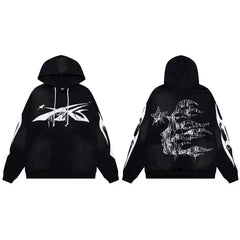 Hellstar Loose VTG Hoodie Black