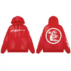 Hellstar High Street Vintage Hoodie Red