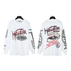 Hellstar Soft Cotton Long Sleeve White