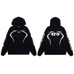 Hellstar Loose Vintage Washed Hoodie Black