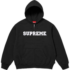 Supreme Classic Chest Logo Hooded Sweatshirt - Black