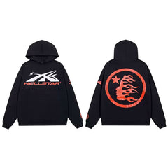 Hellstar Loose VTG Washed Hoodie Black