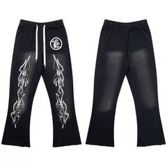 Hellstar Long Washed Pants Black