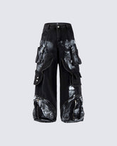 New Washed Multi-Pocket Street Cargo Pants