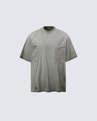 Distressed Design Ripped Retro T-Shirt