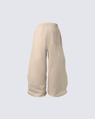 New Winter American Street Style Fleece Sweatpants