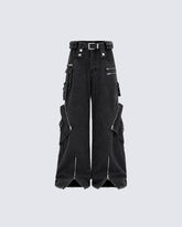 American-Style Multi-Pocket Loose-Fitting Cargo Pants