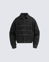 Vintage Flight Buckle Denim Jacket