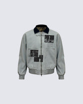 Washed Canvas Heavy Duty Workwear Jacket