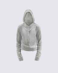 Slim Fit Long Sleeve Pullover with Unique Design