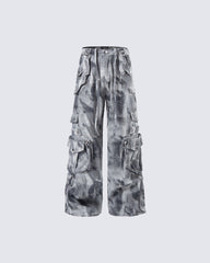American Light-Asian Style Cargo Jeans