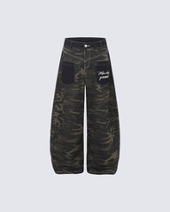 New Street Camo All-Over Print Jeans