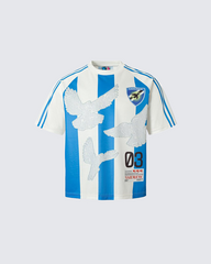 Bird Graphic Striped T-Shirt