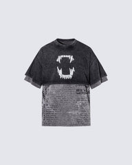 Layered Washed Graphic Tee