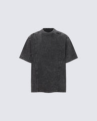 Vintage Washed Deconstructed Casual Tee