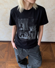 Retro American Street Style Personalized Printed T-Shirt