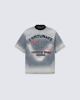 Vintage Washed Faded Graphic Casual T-Shirt