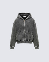 Heavyweight Vintage Zip-Up Hoodie