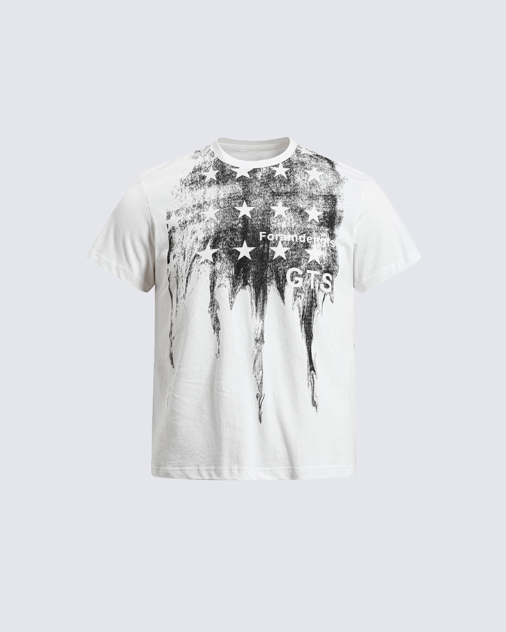 American Casual Retro Star Print T-Shirt