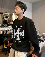 Iron Cross Jacquard Knit