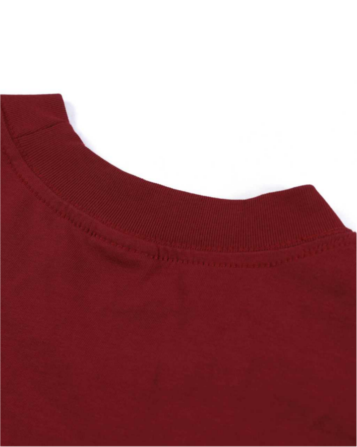 American-Style Distressed Print T-Shirt