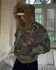 Thickened Camouflage Padded Jacket