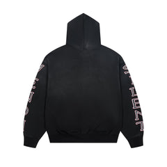 DUAA Silent Venom Panther & Snake Tattoo‑Style Zip‑Up Hoodie