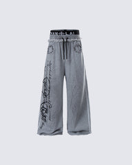 High-Street Casual Hip-Hop Pants