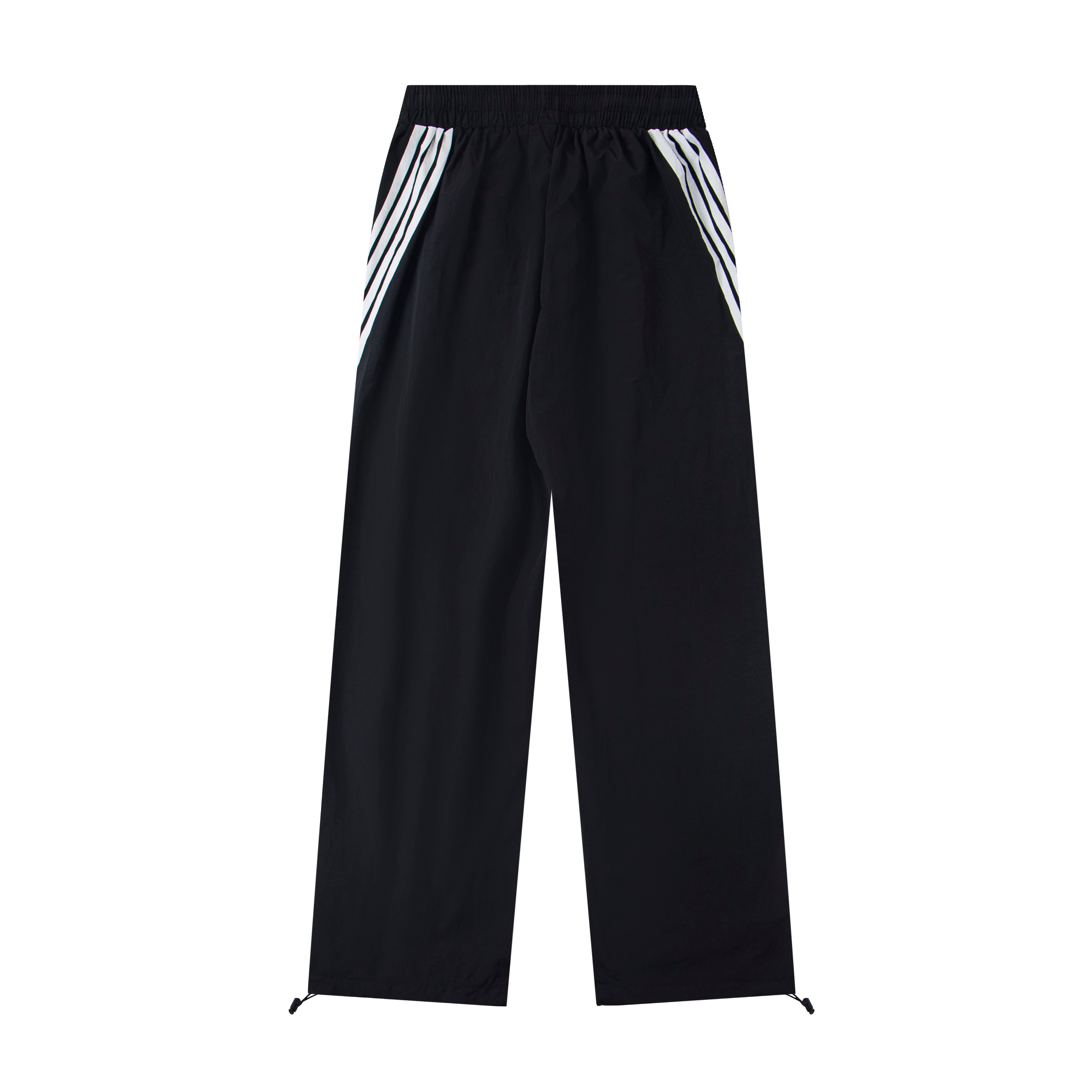Mixed Emotions Black Side‑Stripe Track Pants Streetwear