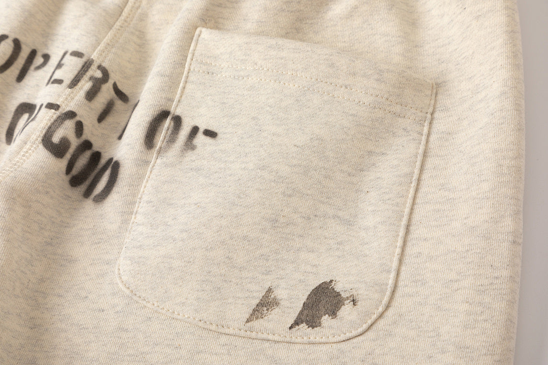 Saint Michael ST334 Grid Panel Graphic Sweatpants