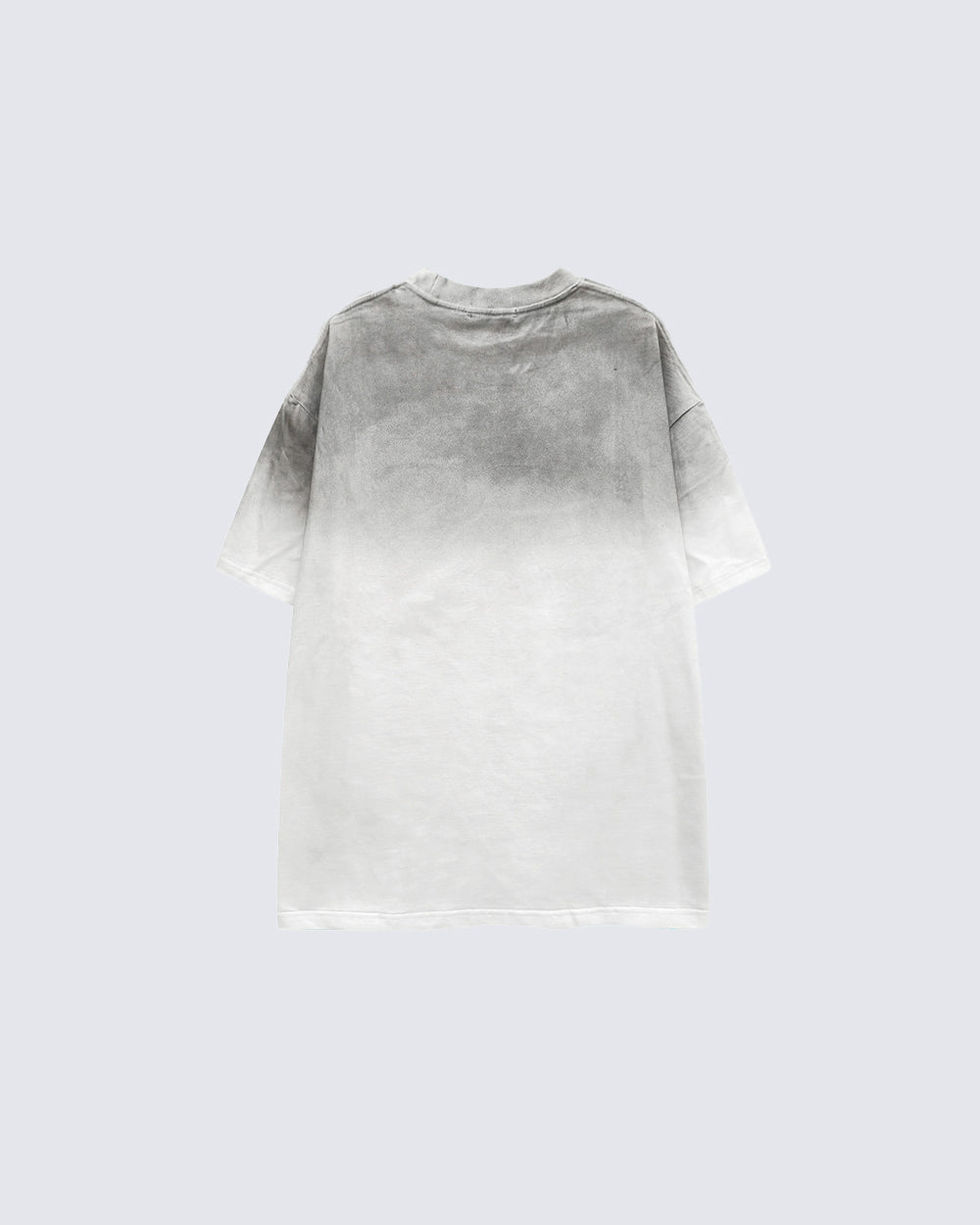 Gradient Gothic Cross Graphic Oversized T-shirt