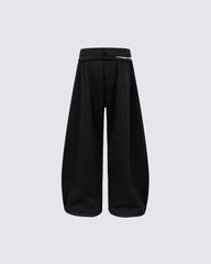 American High-Street Gothic Pattern Wide-Leg Sweatpants