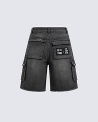 American-Style Distressed Hip-Hop High Street Pocket Shorts