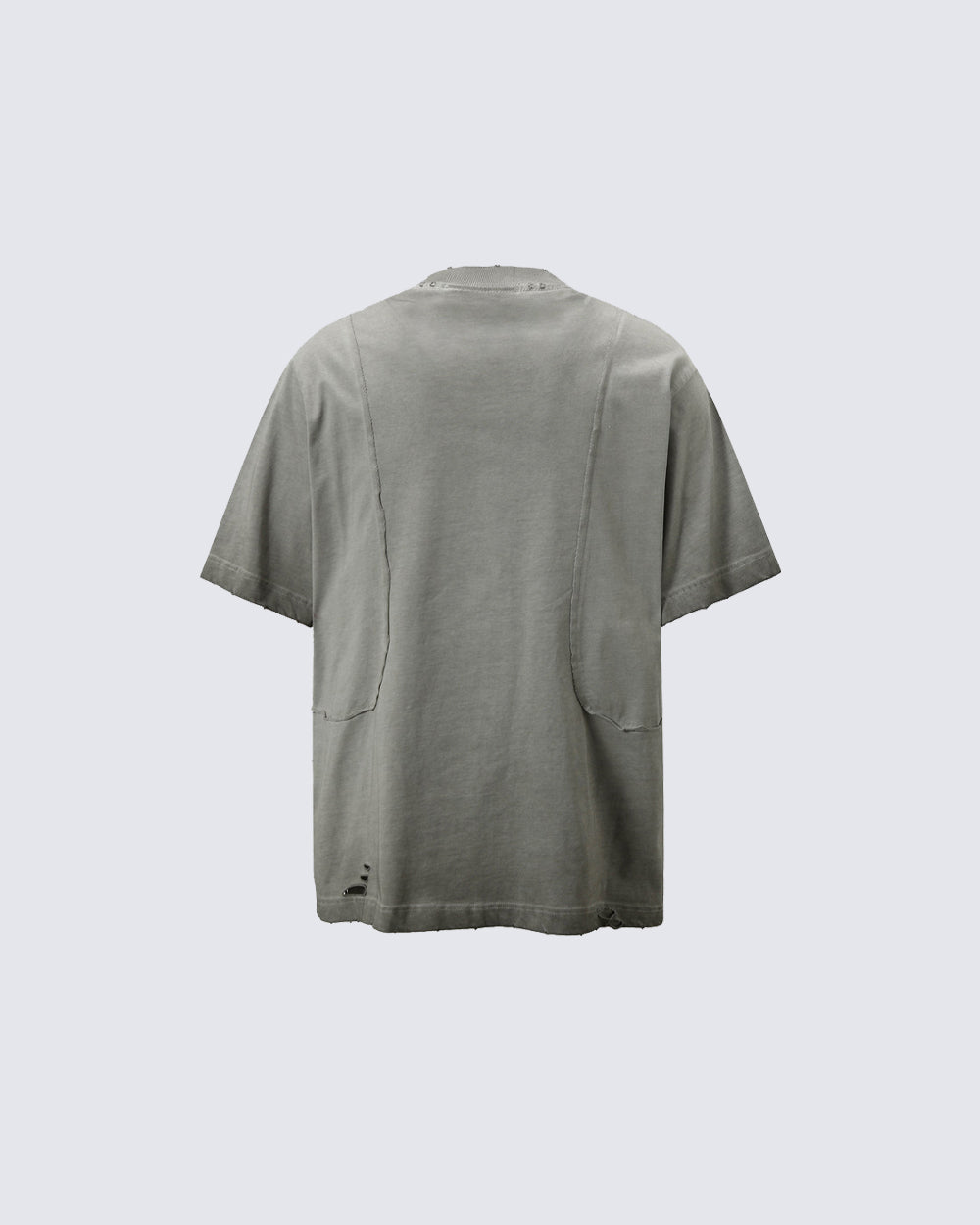 Distressed Design Ripped Retro T-Shirt