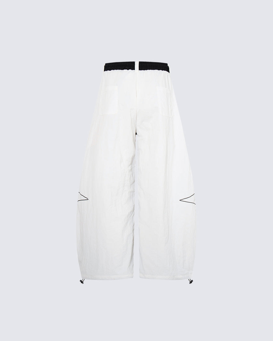 American-Style Minimalist Striped Casual Pants