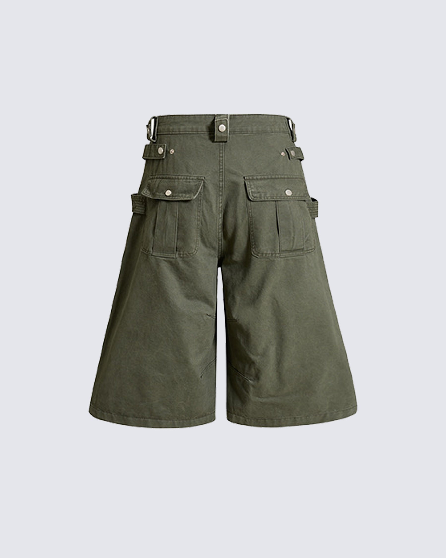 American Retro High-Street Workwear Shorts