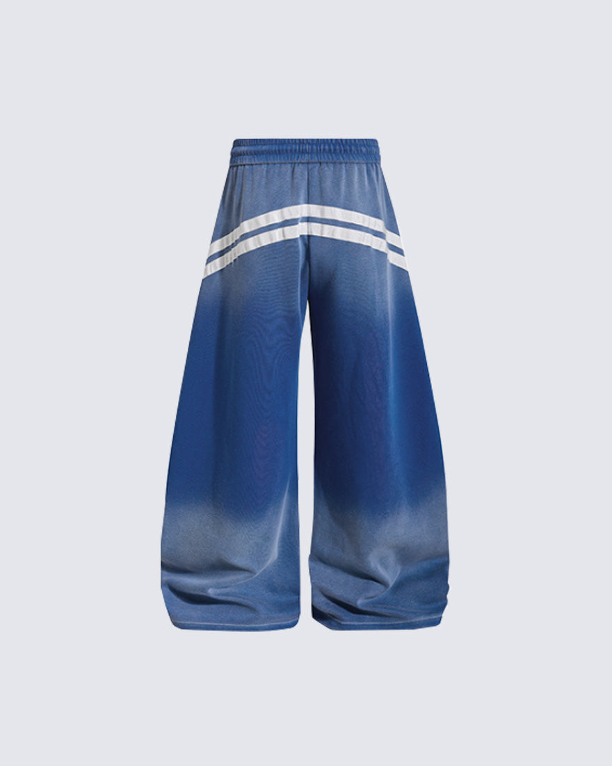 Retro Casual Versatile Striped Trousers