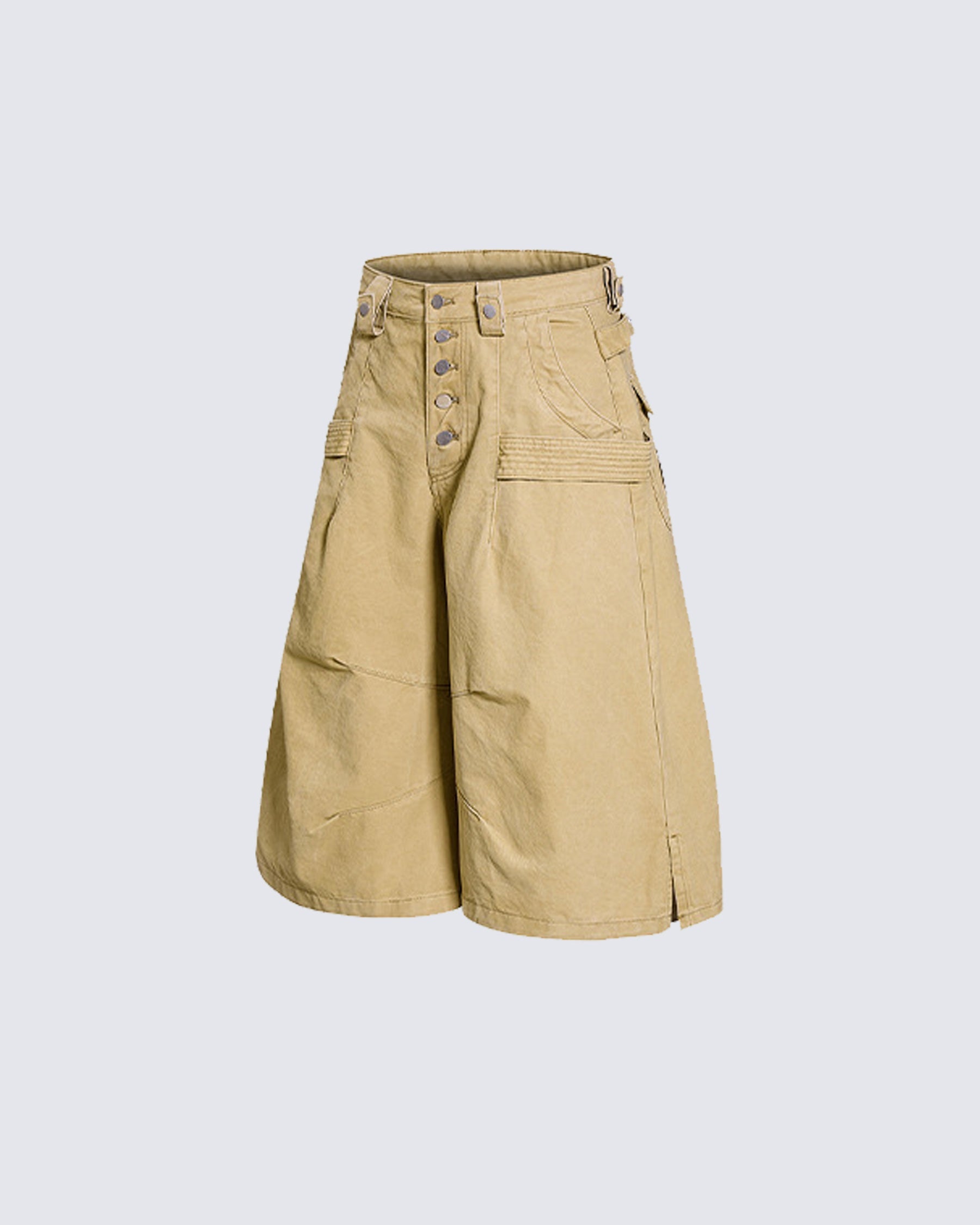 American Retro High-Street Workwear Shorts