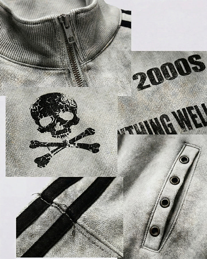 Vintage New Zip-Up Number Track Jacket