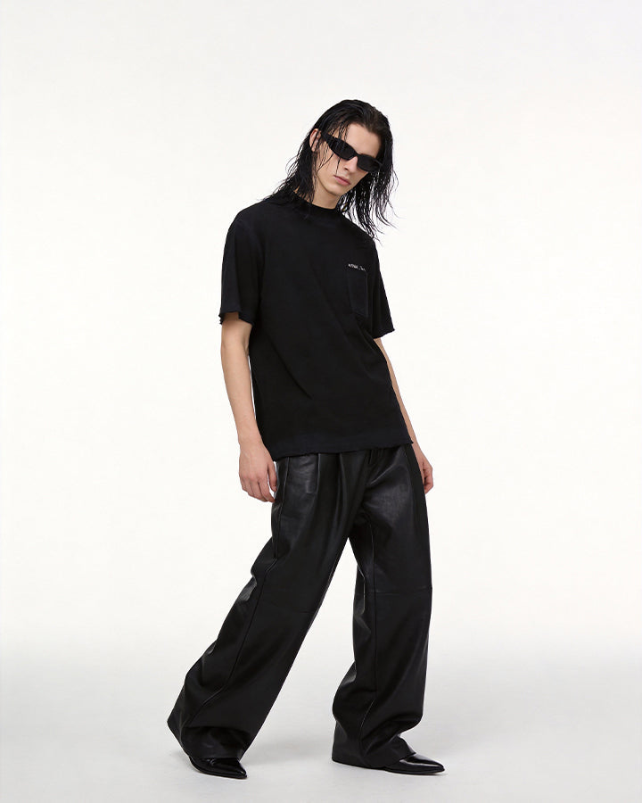 Soft Washed Minimal Pocket Short Sleeve Tee