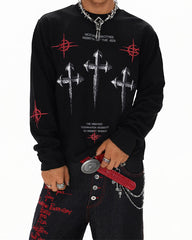 Dark Gothic Hip Hop Sweatshirt