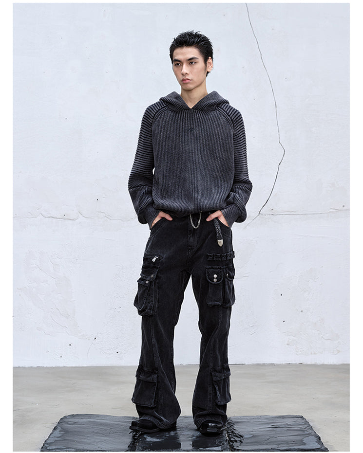 Heavy Craft Casual Knit Sweater