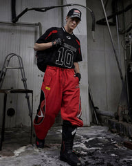 American Varsity Number Graphic Sports Jersey Tee