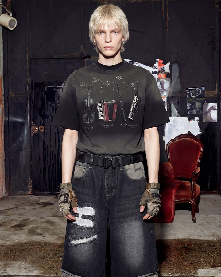 Wasteland Washed Heavyweight T-Shirt New