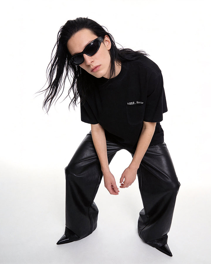 Soft Washed Minimal Pocket Short Sleeve Tee