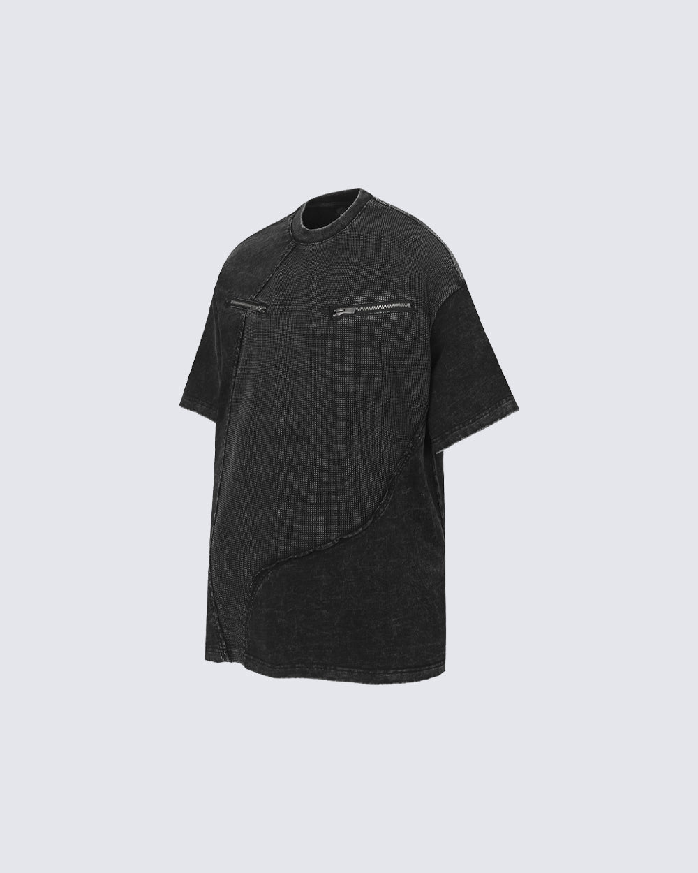 Deconstructed Patchwork Colorblock NewT-Shirt