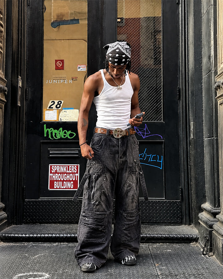 American Heavy-Duty High-Street New Jeans